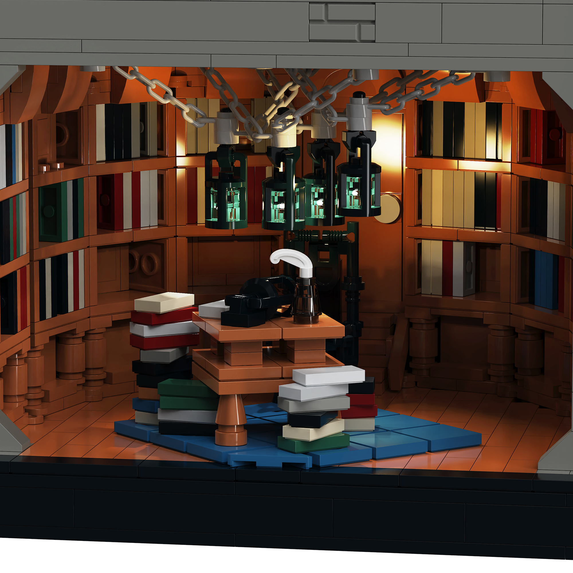 BOGAOBANG B6400 Gothic Architecture with lights OVP US Warehouse Version - YWOBB