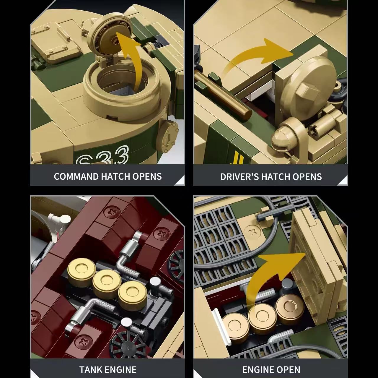 TK2 8003 PANZER VI TIGER S33 - YWOBB