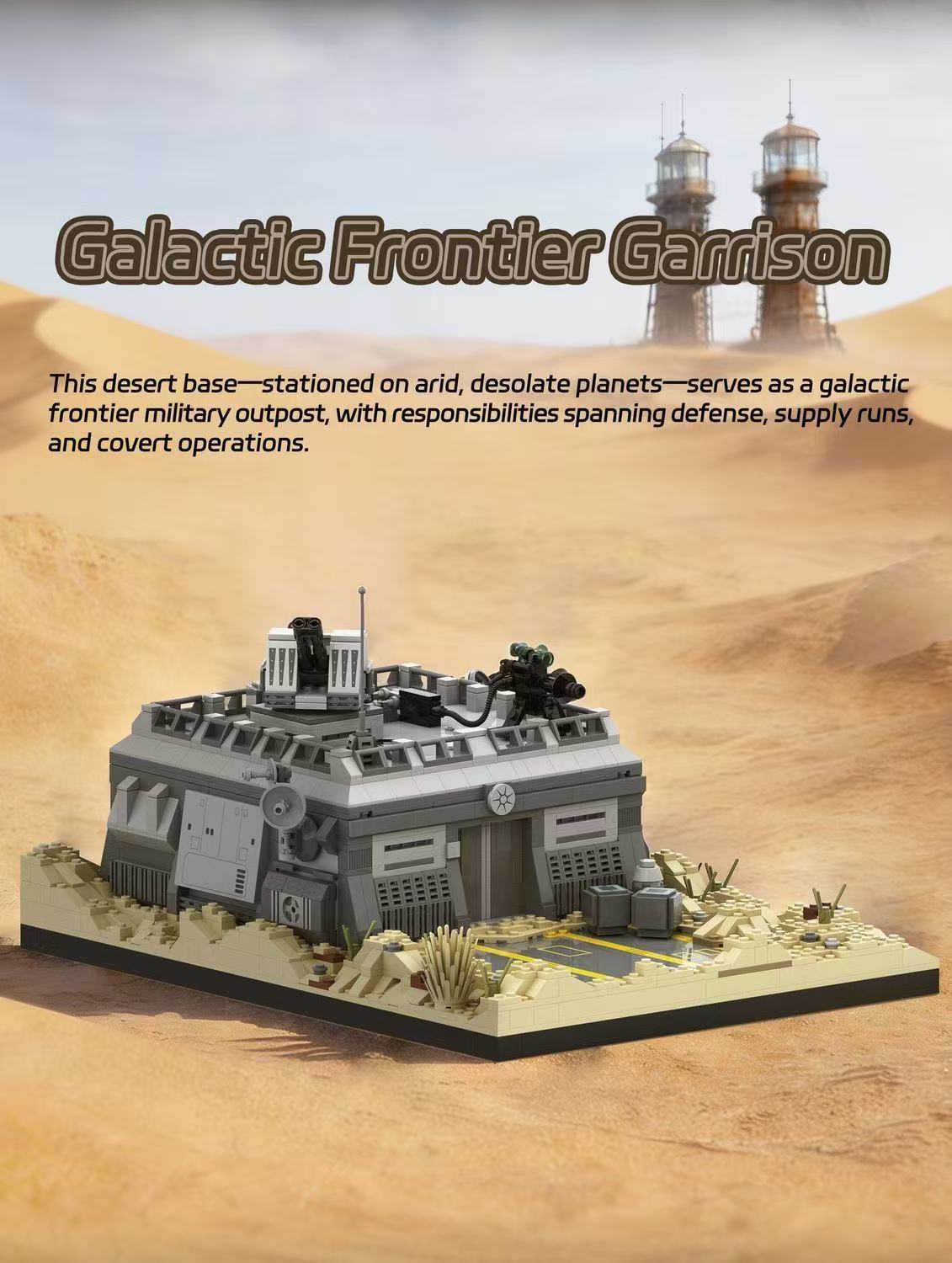 Amazing Block 90010 STAR PLAN GALACTIC FRONTIER GARRISON - YWOBB