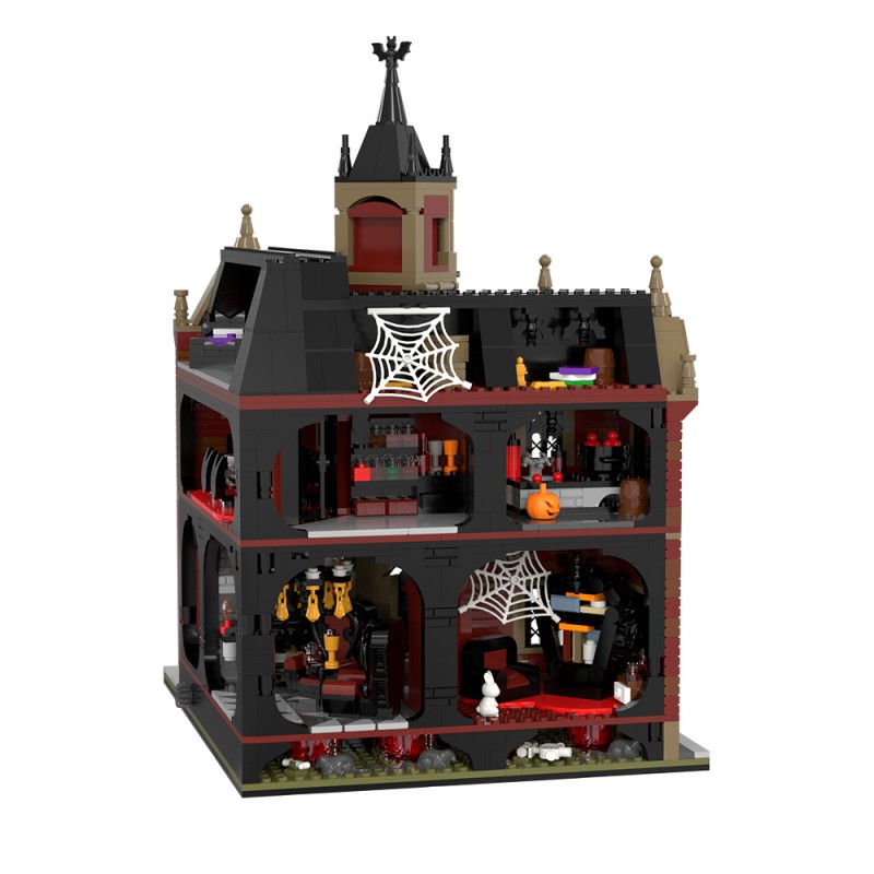 GOBRICKS MOC S1011 Haunted House - YWOBB