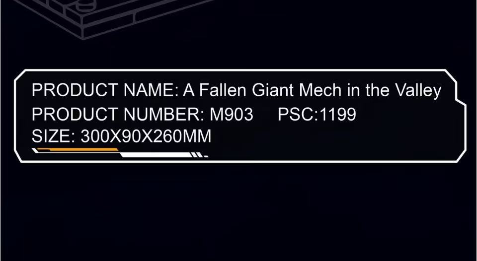 Amazing Block M903 A FALLEN AT-AT IN THE VALLEY - YWOBB