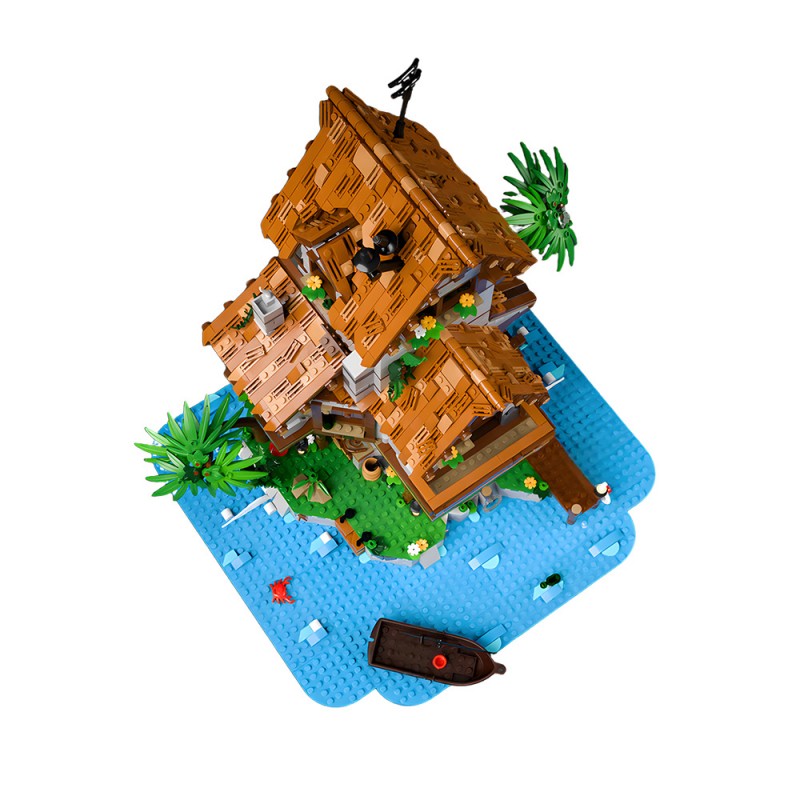 GOBRICKS MOC 248751 THE ISLAND - YWOBB