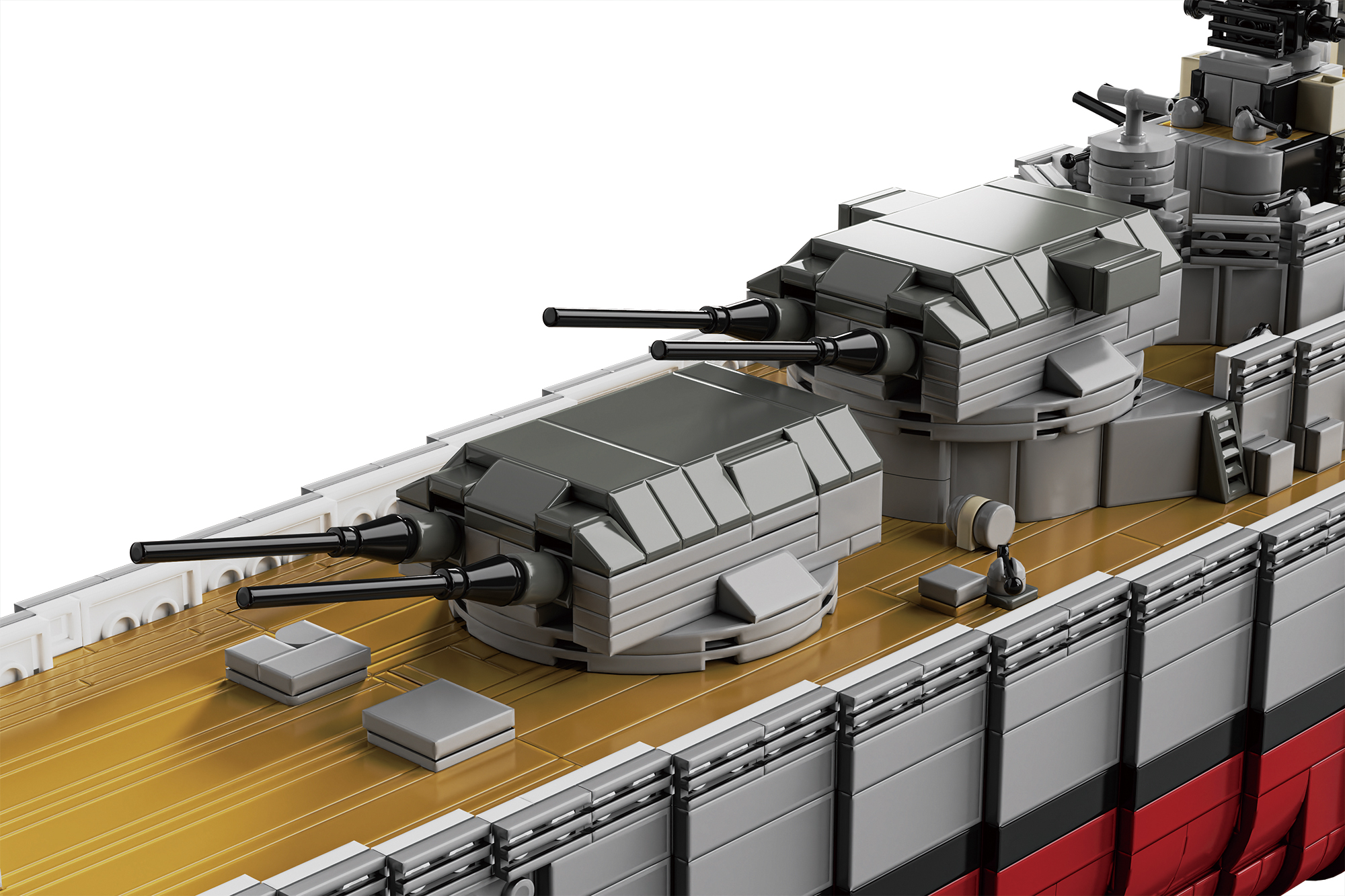 Customized 87000 Bismarck Battleship - YWOBB