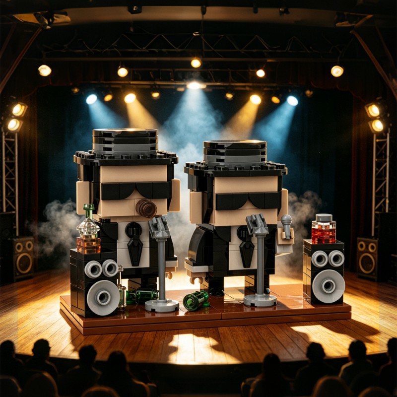 GOBRICKS MOC S1102 The Blues Brothers - YWOBB