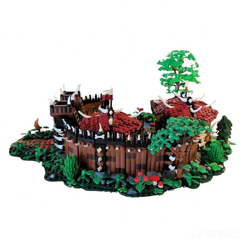 GOBRICKS MOC 234728 Fantasy Orc Camp - YWOBB