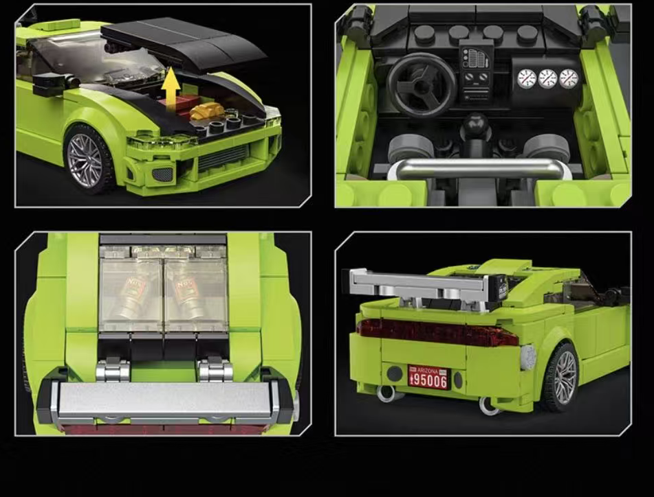 12GO 95006 Fast & Furious 3-Car Set - YWOBB
