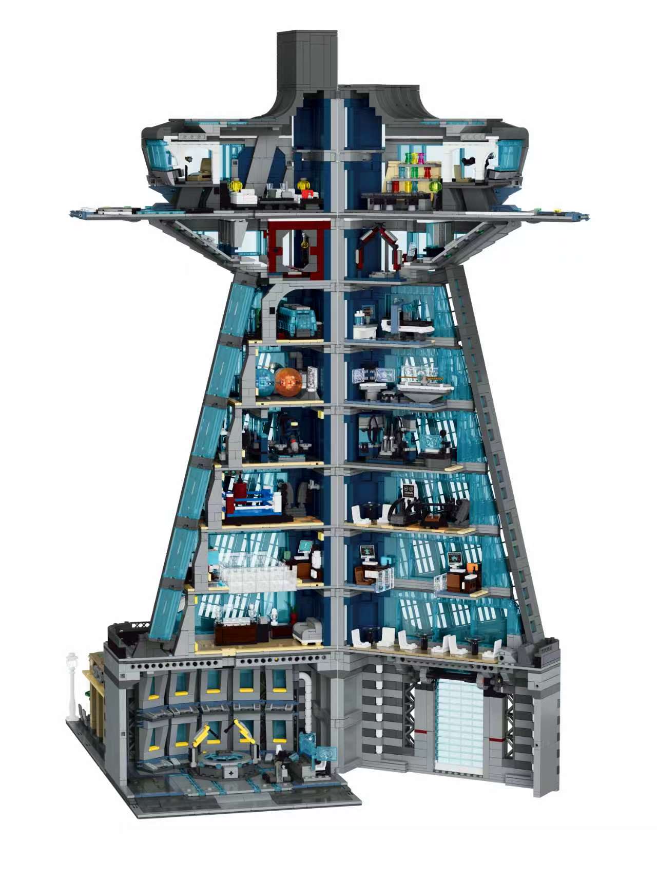 BOGAOBANG 52800 The Avengers HERO TOWER with Lights OVP US Warehouse Version - YWOBB