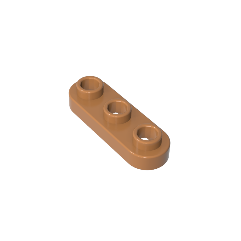 GOBRICKS GDS-90572 Plate Round 1 x 3 with Open Studs - YWOBB