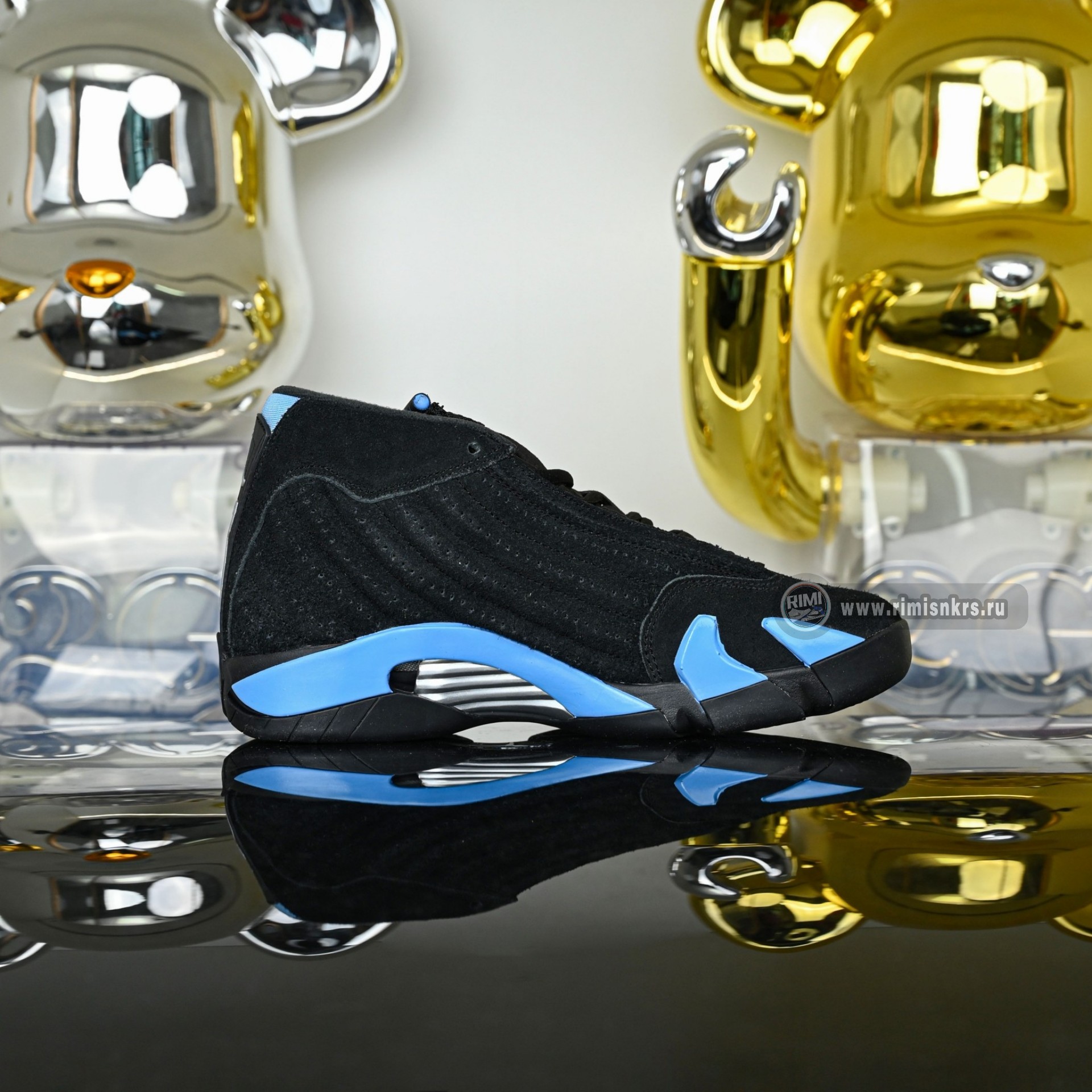 Air Jordan 14 'Black/University Blue' 2026 487471-007