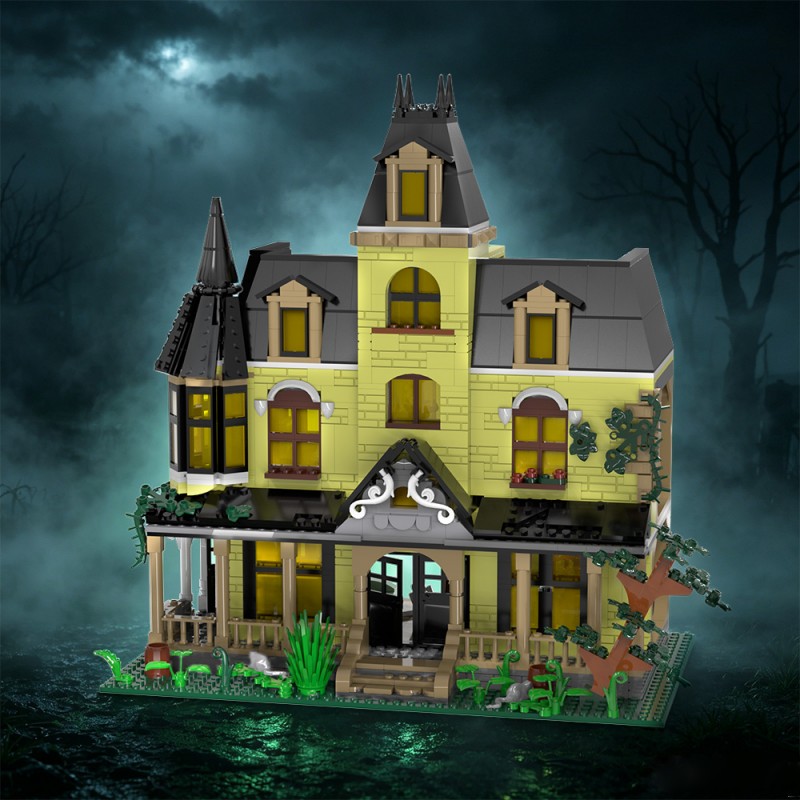 GOBRICKS MOC S1010 The Haunted Mansion - YWOBB
