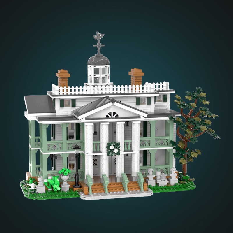 GOBRICKS MOC S1028 Haunted Mansion - YWOBB