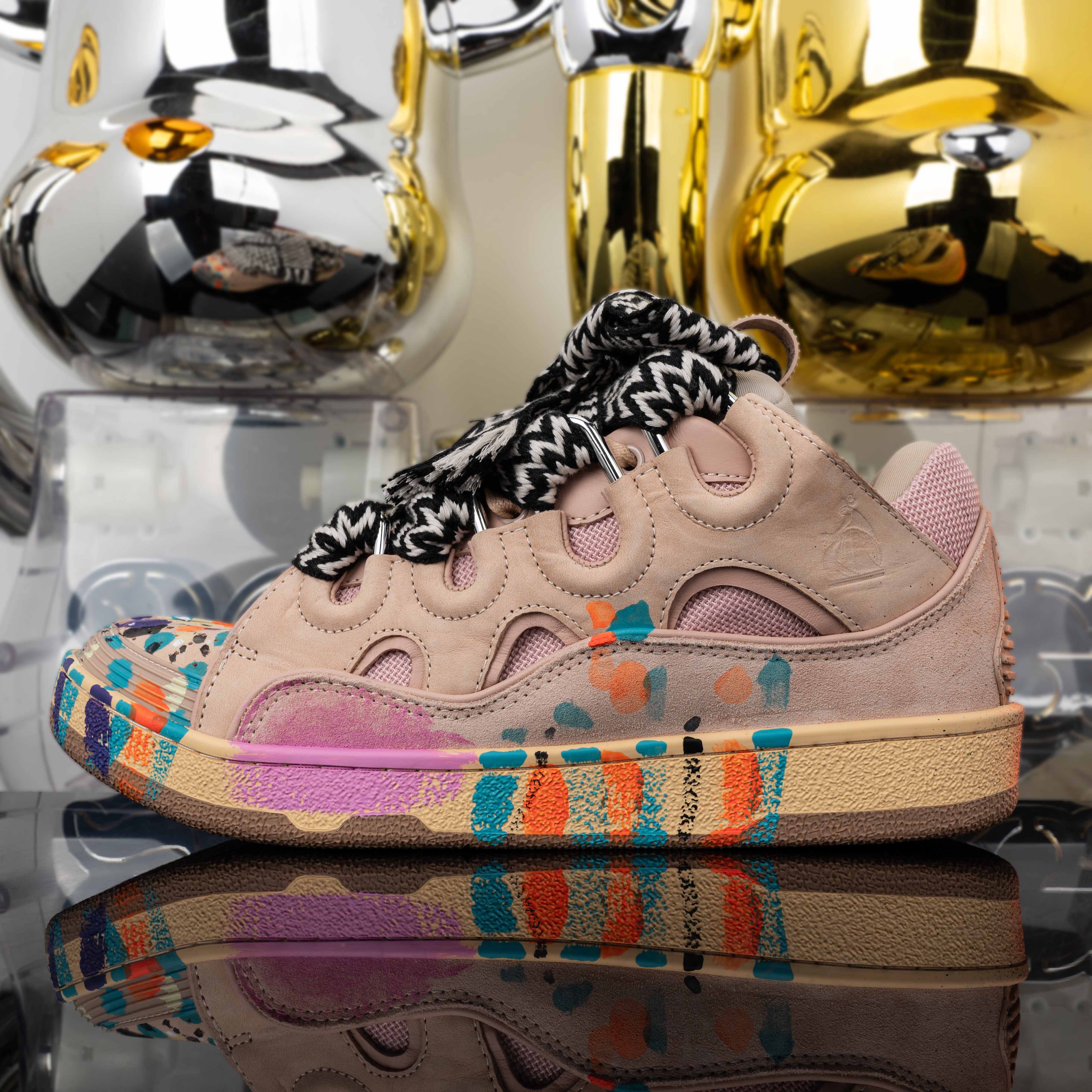 Lanv*n Curb Sneakers  FW-SKDK02-DRGD-P225B5S0