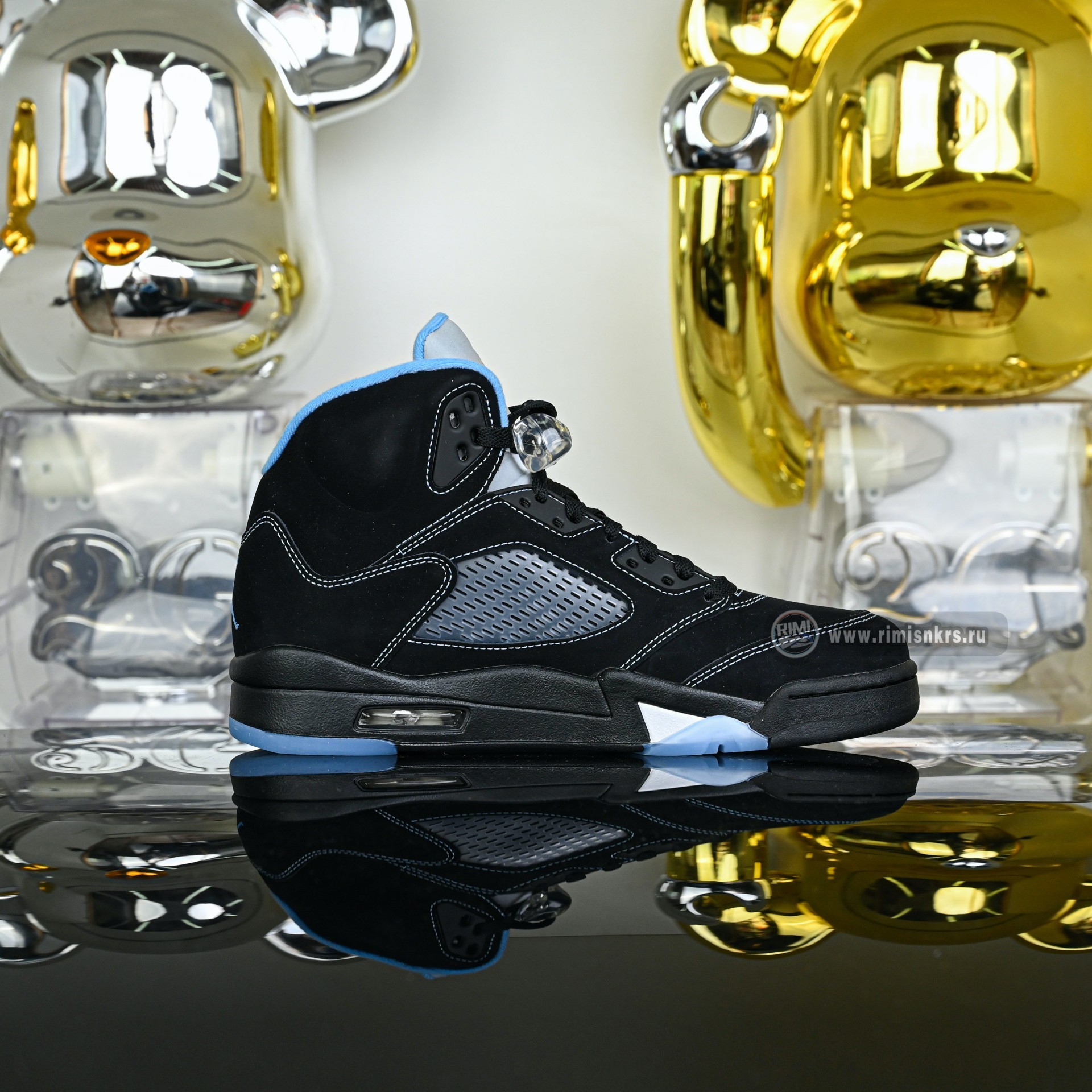 AIR JORDAN 5  BLACK/UNC  RETURNS  JUNE 2O  DD0587-008
