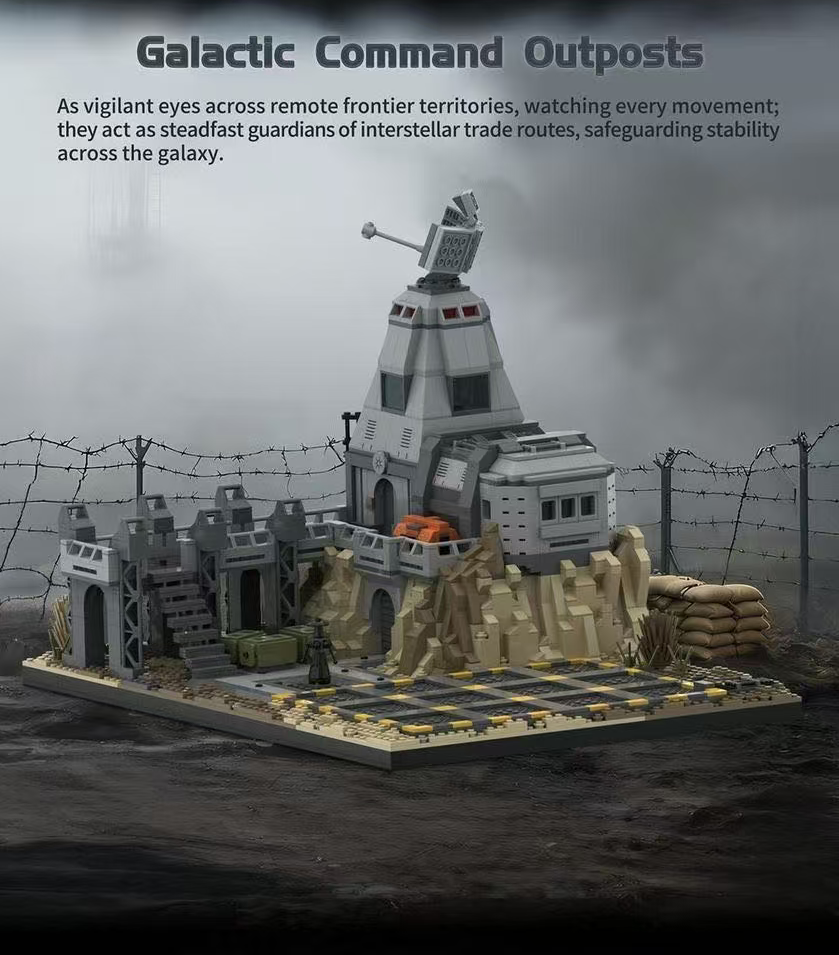 Amazing Block 90009 STAR PLAN GALACTIC COMMAND OUTPOST - YWOBB