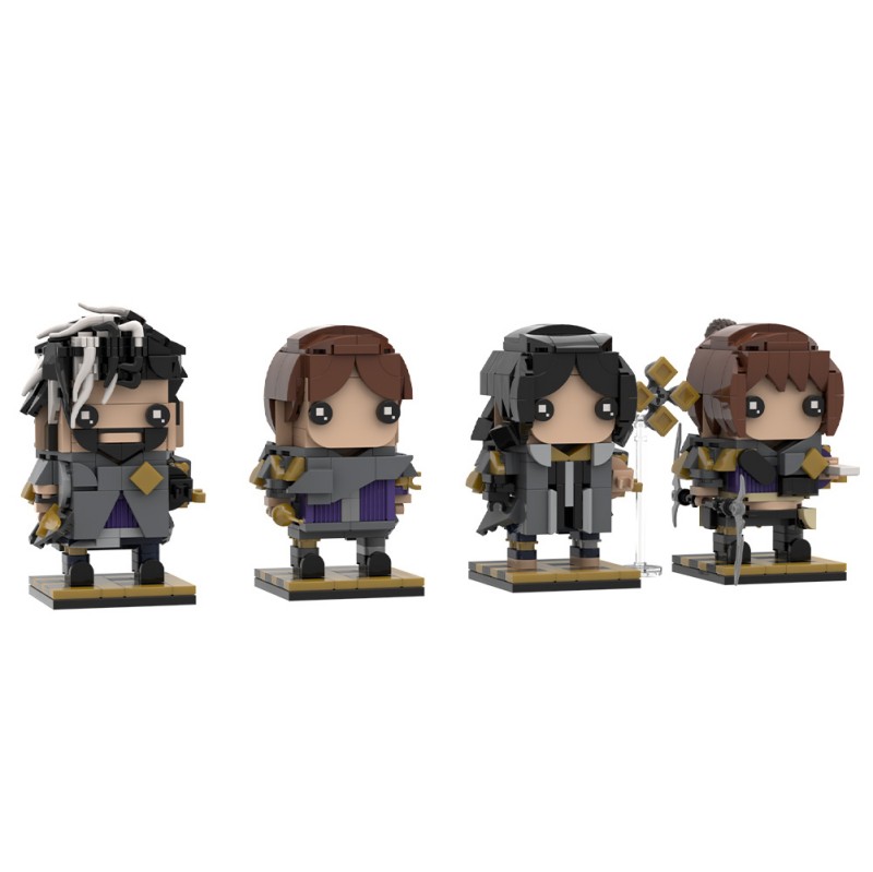 GOBRICKS MOC S0141 Clair Obscur Expedition 33 Gustave，Lune，Maelle，Sciel - YWOBB