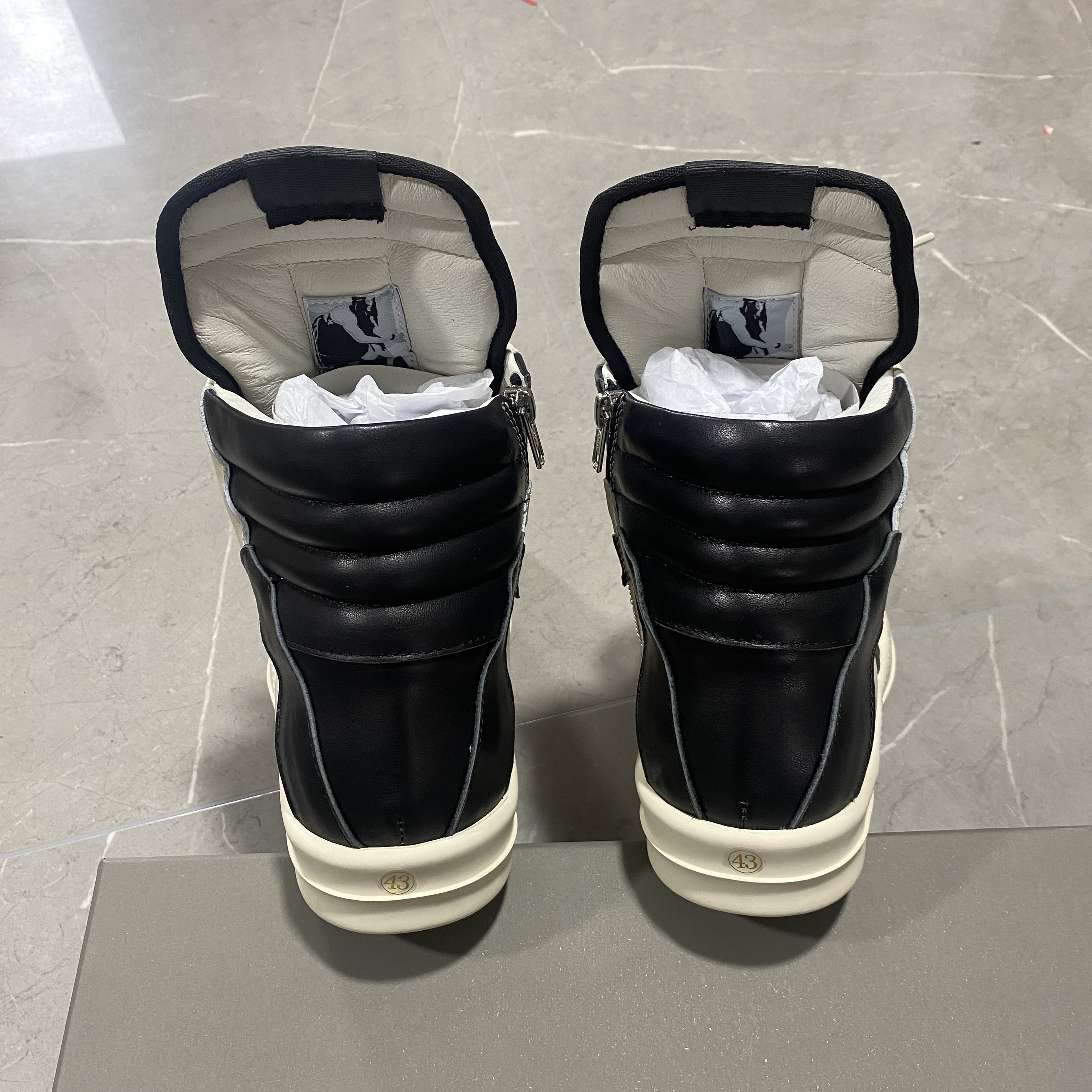 RICK OWENS High Top White
