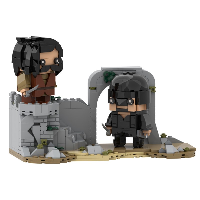 GOBRICKS MOC S0147 The Princess Bride Westley fights Inigo - YWOBB