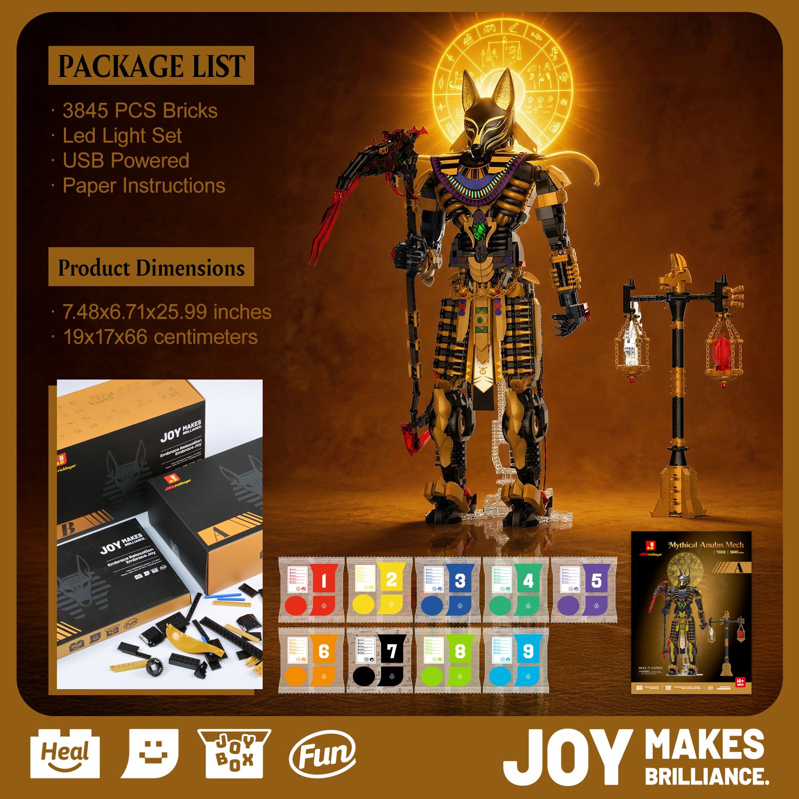 JMBricklayer 70012 Egypt Anubis - YWOBB