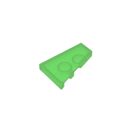 GOBRICKS GDS-M540 Wedge Plate 3 x 2 Right - YWOBB
