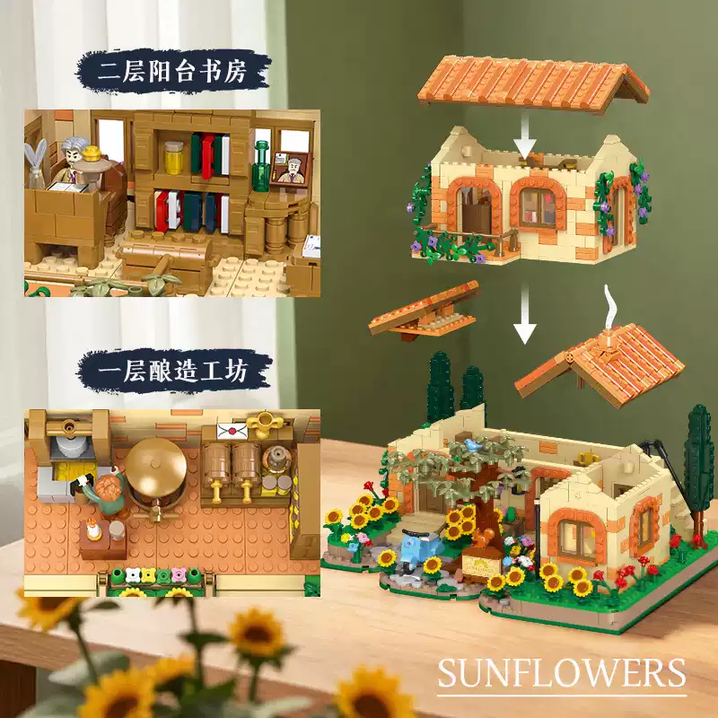 JIE STAR X68004 SUNFLOWERS FARM - YWOBB