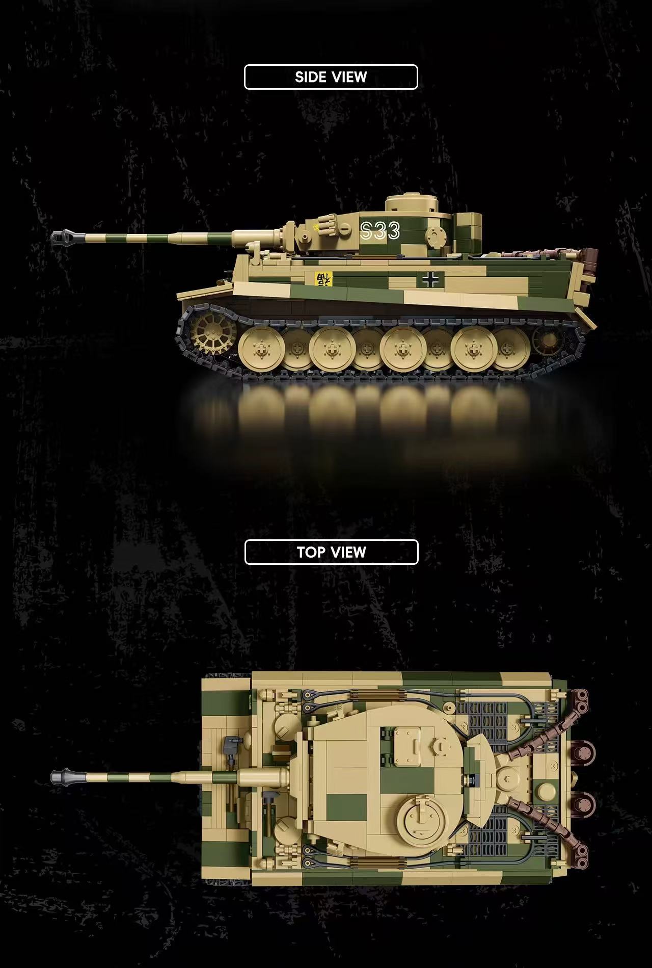 TK2 8003 PANZER VI TIGER S33 - YWOBB