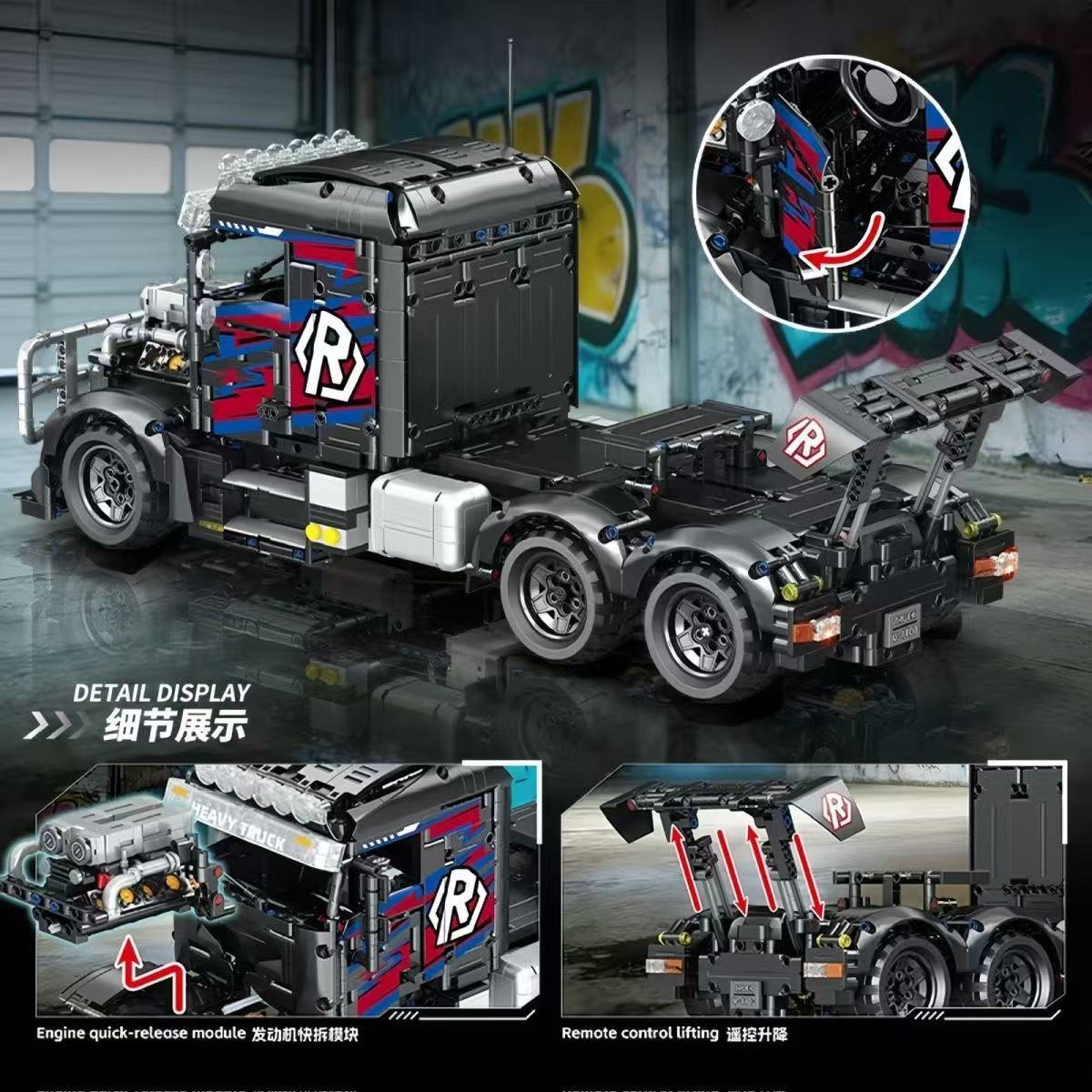 Small Angle JD130 American Style Tech Truck - YWOBB