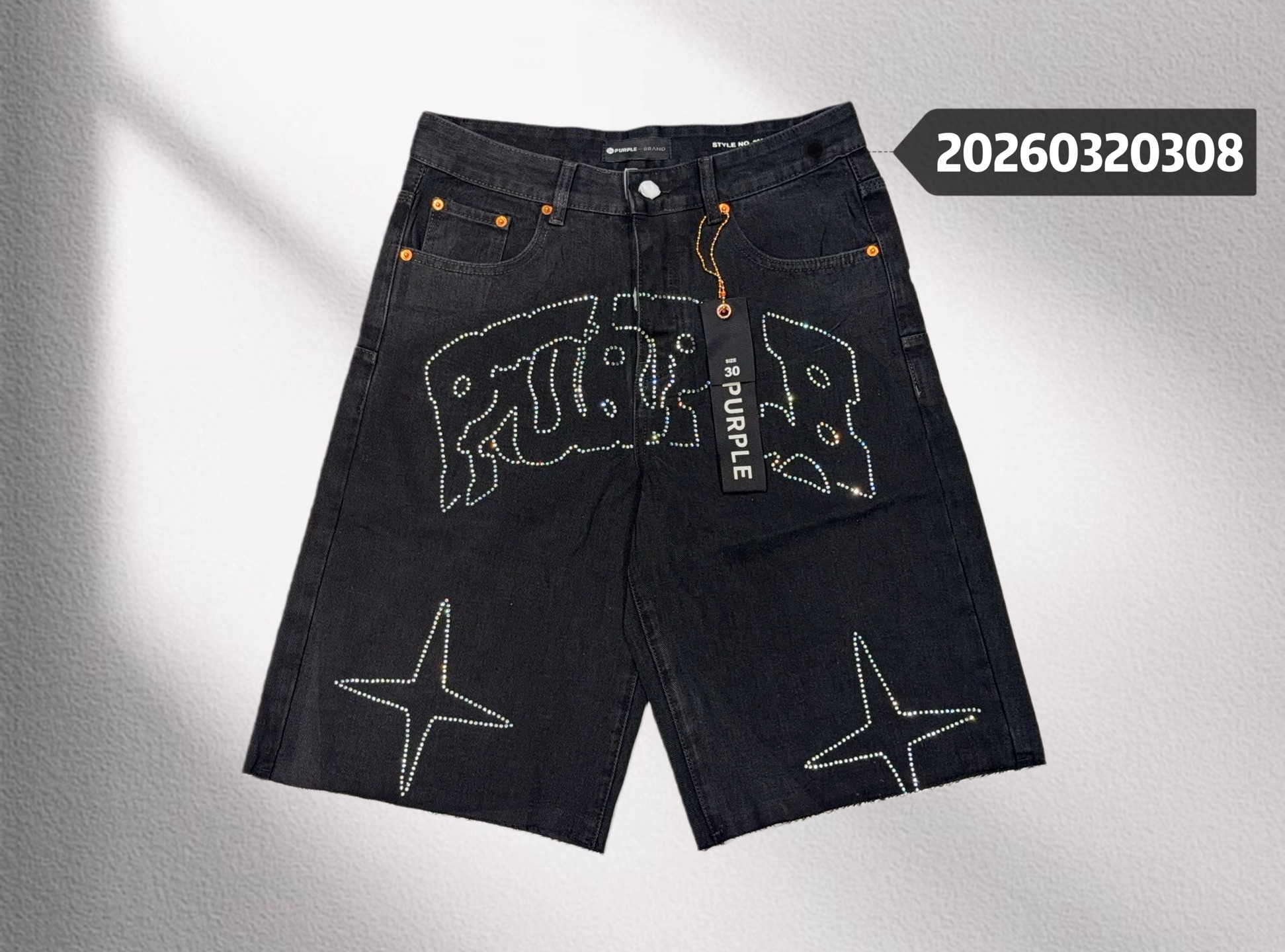 80_Purple Brand Shorts