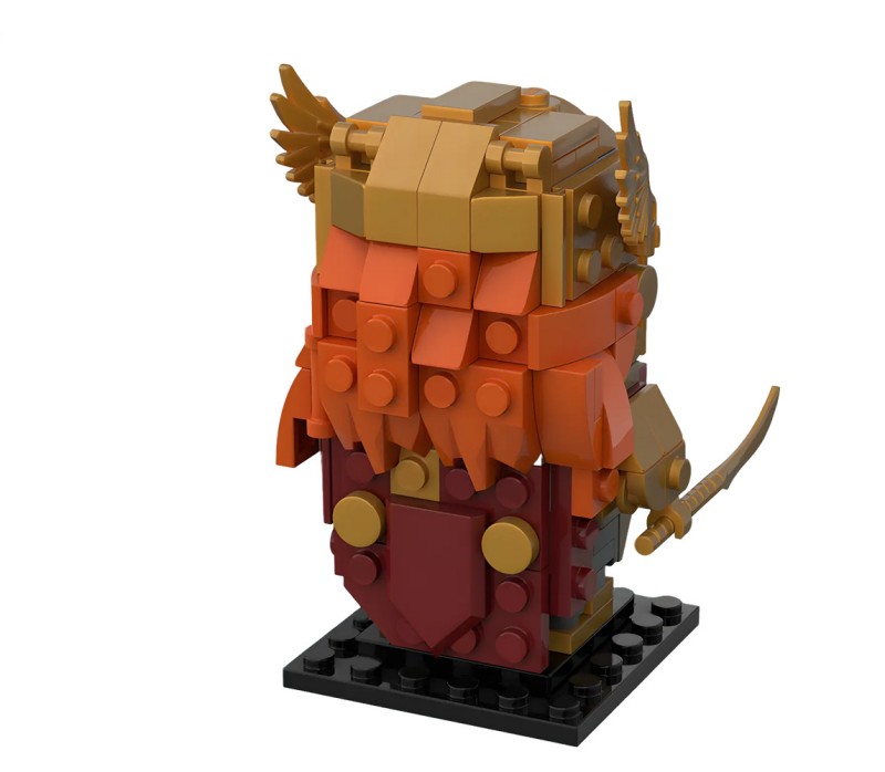 GOBRICKS MOC 239867 Elden Ring- Malenia, Blade of Miquella Brickheadz - YWOBB