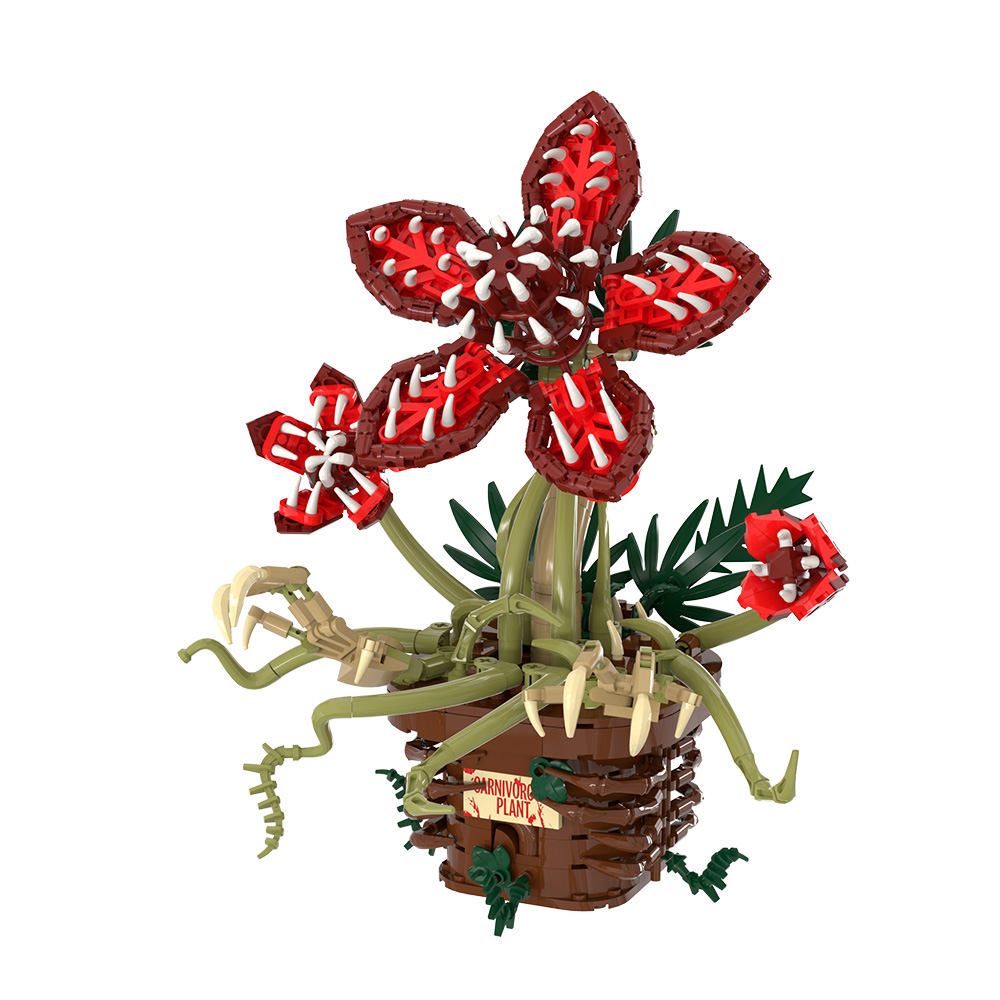 GOBRICKS MOC S1004 Stranger Things Flower - YWOBB