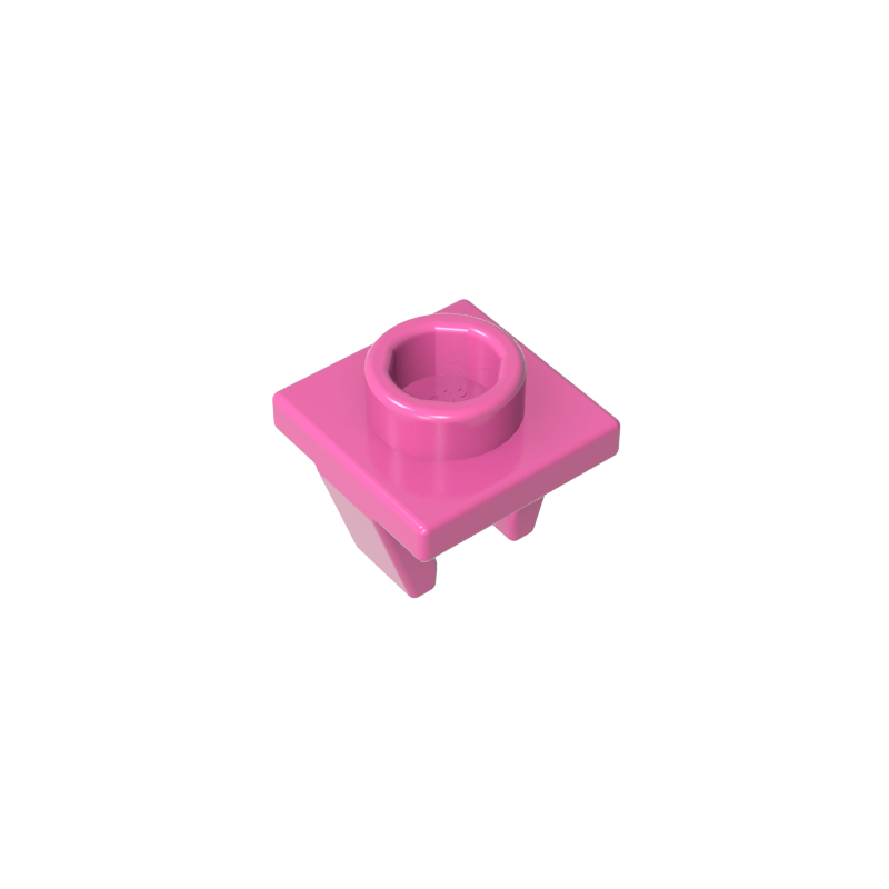 GOBRICKS GDS-90296 Tile Modified 1 x 1 with Clip - YWOBB