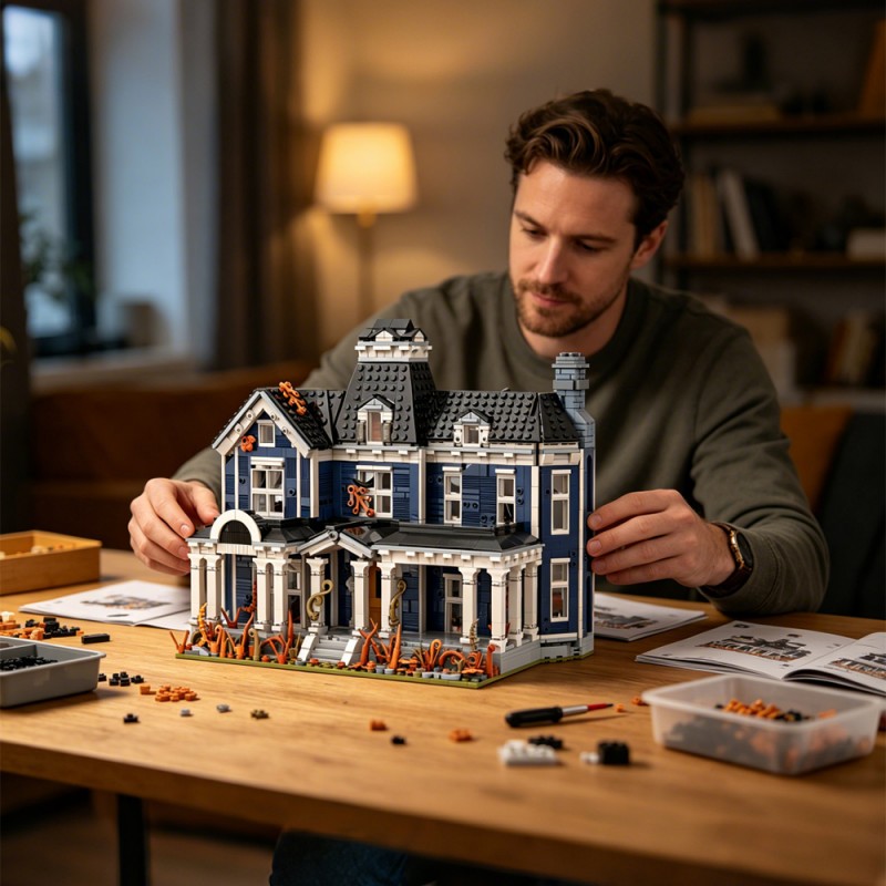 GOBRICKS MOC S1016 Stranger Things Will home - YWOBB