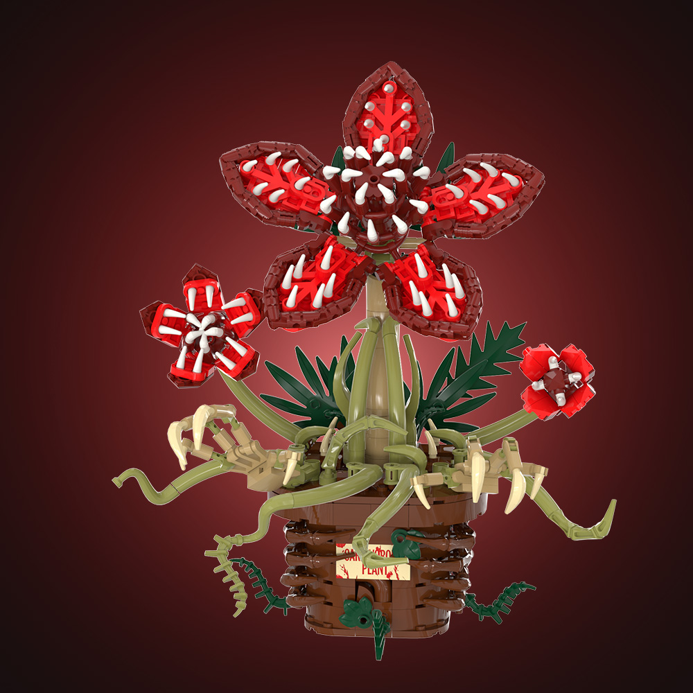 GOBRICKS MOC S1004 Stranger Things Flower - YWOBB