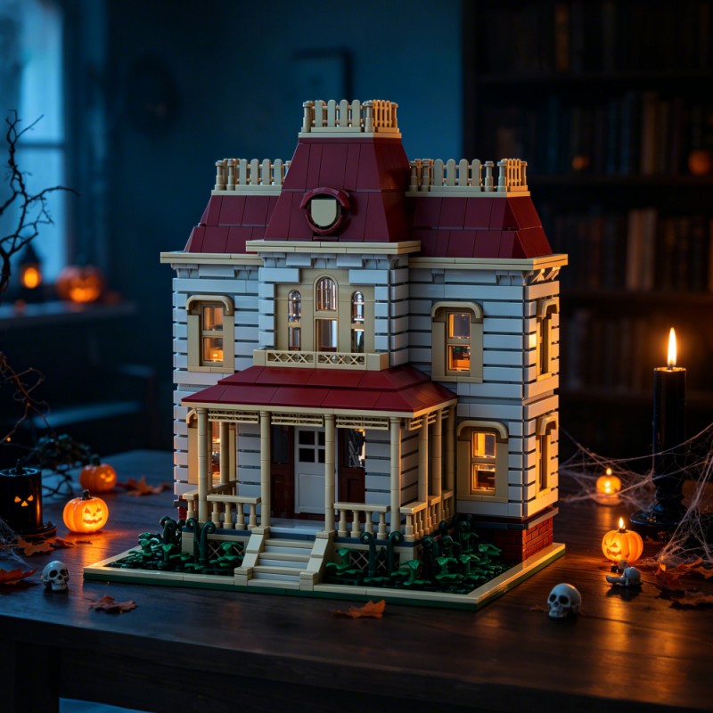 GOBRICKS MOC S1115 Psycho House - YWOBB