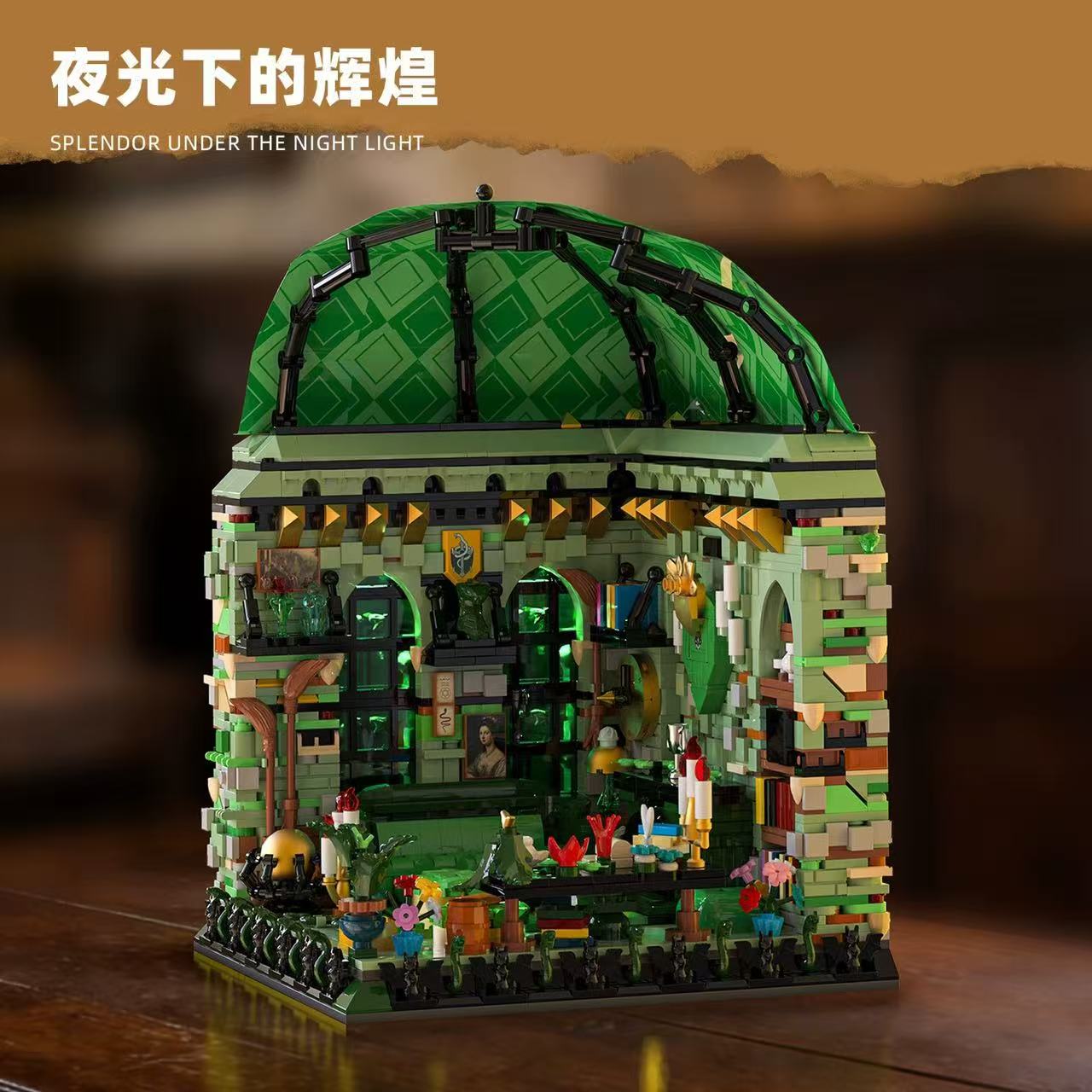 Xbert 66192 Harry Potter Slytherin Common Room with Lights - YWOBB