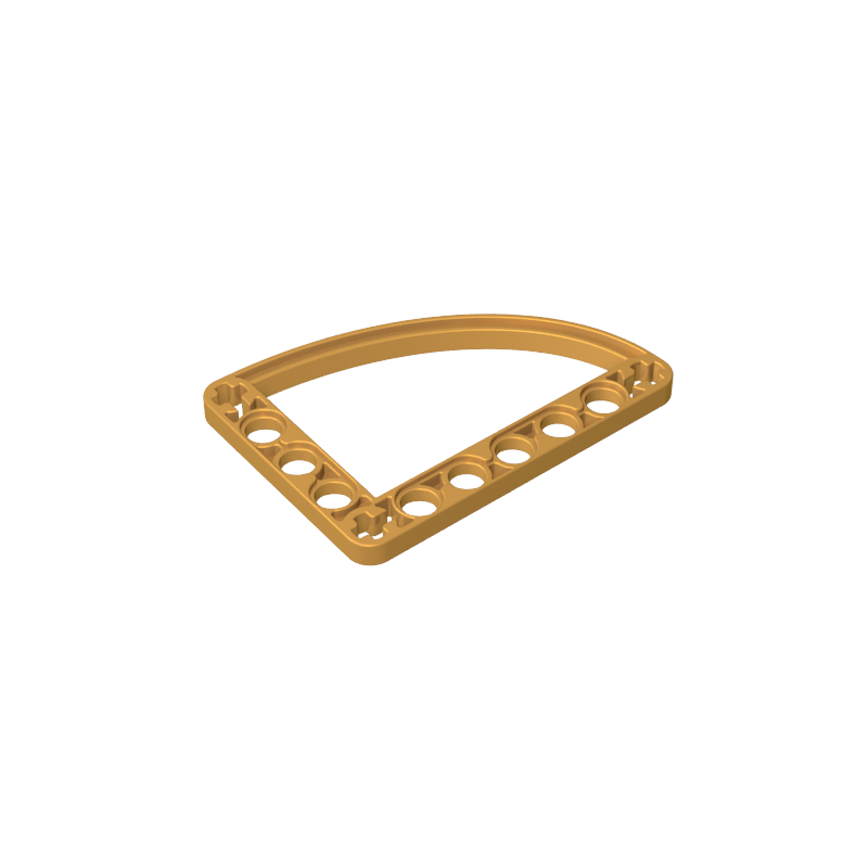 GOBRICKS GDS-1181 Modified L-Shape Quarter Ellipse Thin 5 x 7 - YWOBB