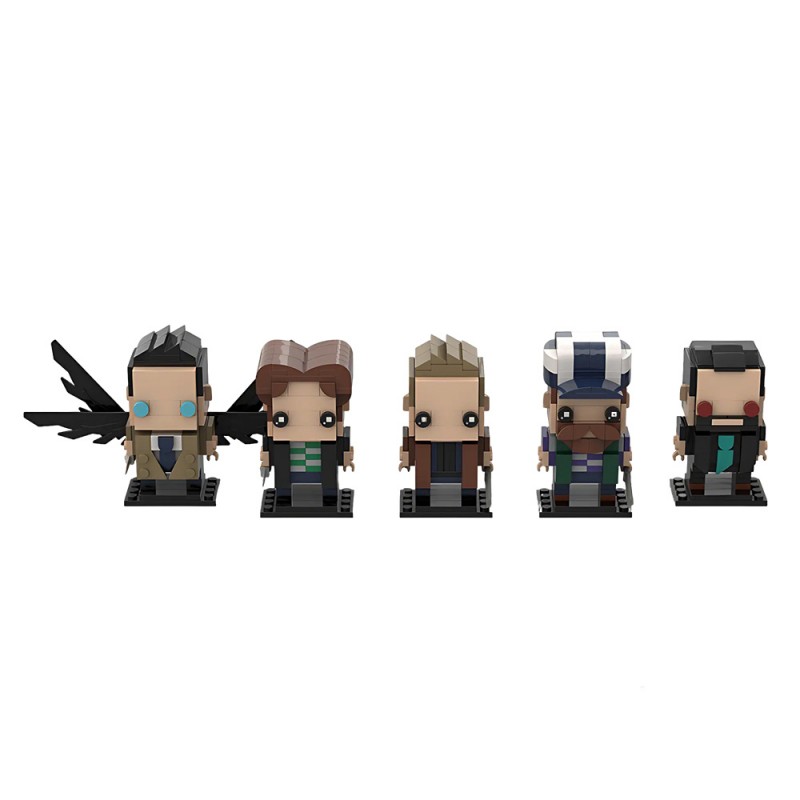 GOBRICKS MOC 216538 Supernatural BrickHeadz 5-in-1 bundle - YWOBB