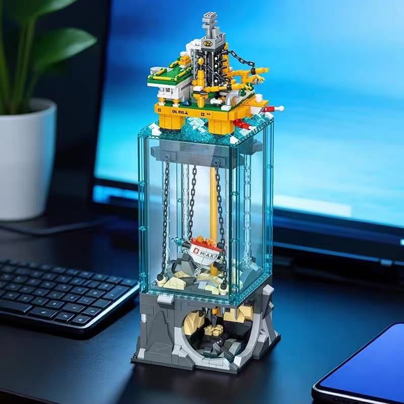 JIE STAR JJ9215 Miniature Offshore Drilling Scene - YWOBB
