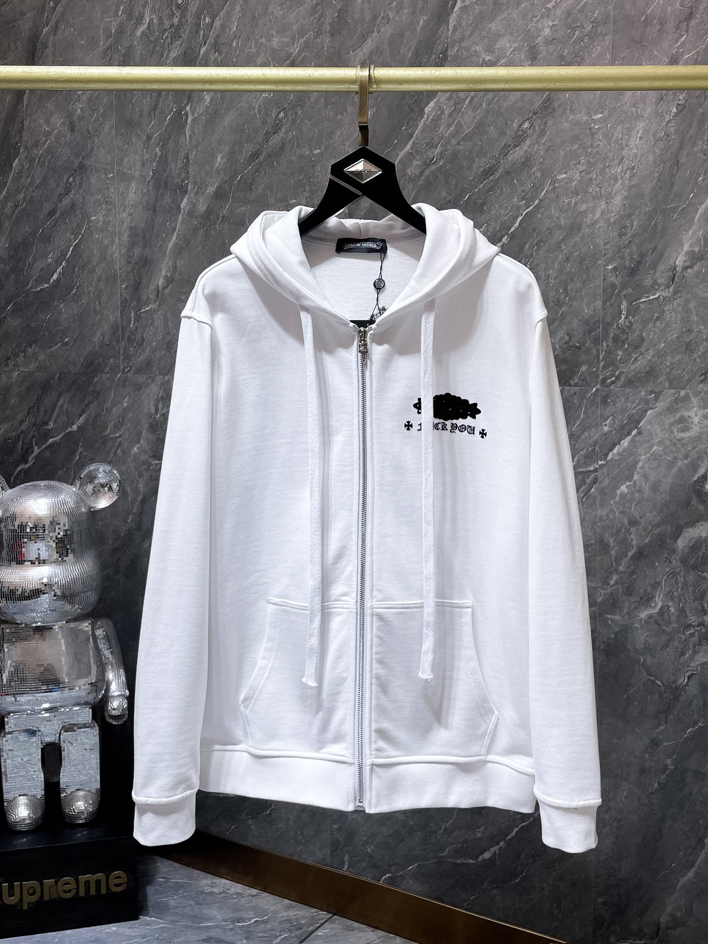 90_Chrome Heart hoodie