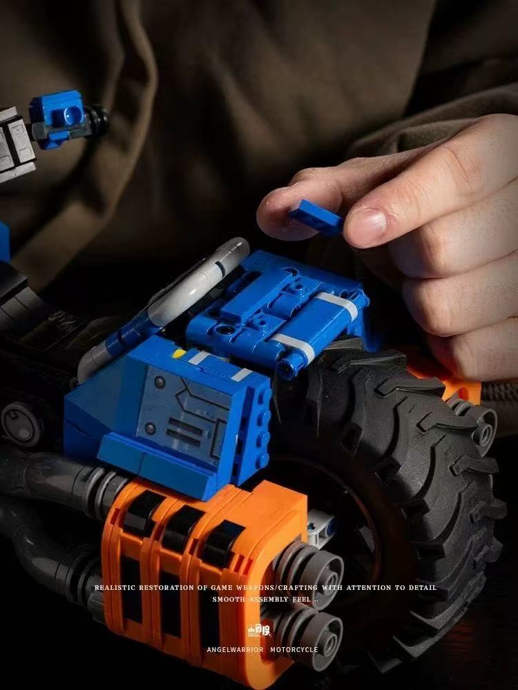 Small Angle JD124 Warhammer 40K UItramarines and Bike - YWOBB