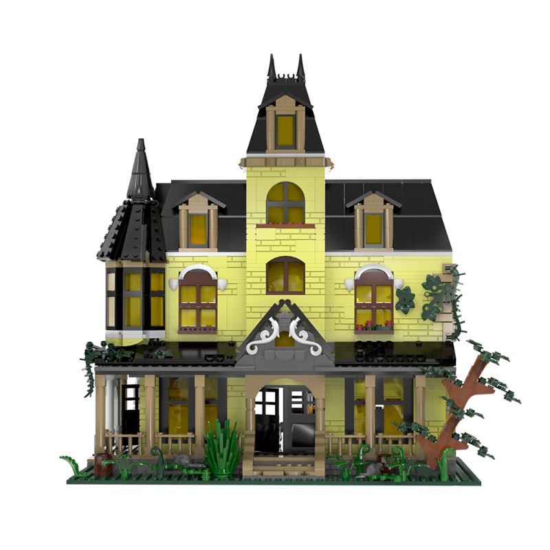 GOBRICKS MOC S1010 The Haunted Mansion - YWOBB