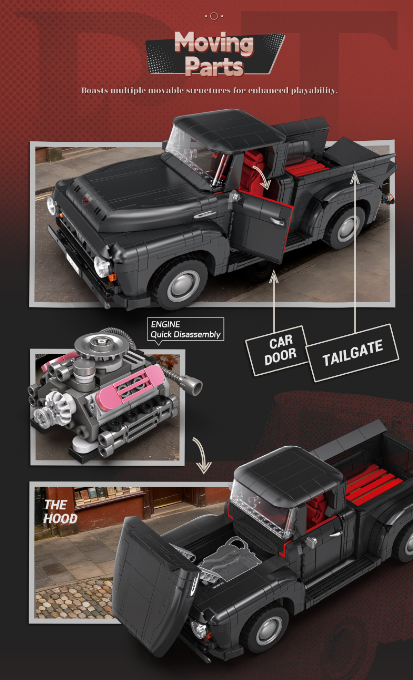 Eikee Y26013 Model Car-F100 - YWOBB