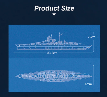 Reobrix 77051 BISMARCK BATTLESHIP - YWOBB
