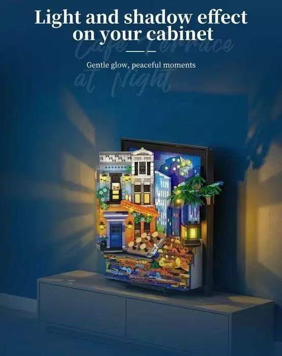 Reobrix 66702 Van Gogh Night Coffee Shop - YWOBB