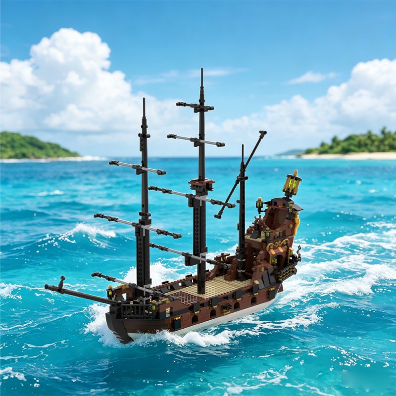 GOBRICKS MOC A2746 Jolly Roger´s Revenge - YWOBB