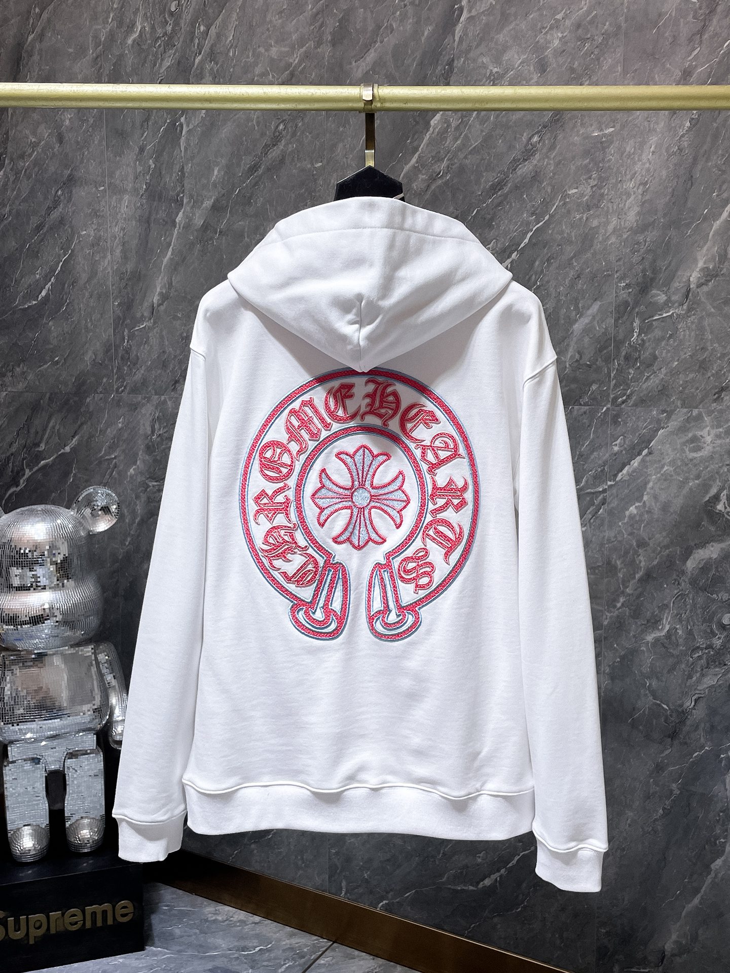 100_Chrome Heart hoodie