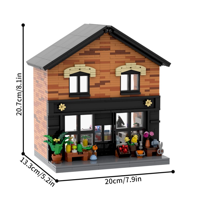 GOBRICKS MOC S1110 Schitt's Creek Rose Apothecary - YWOBB