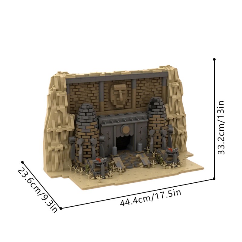 GOBRICKS MOC 249197 Fallout 2 Temple of Trials - YWOBB
