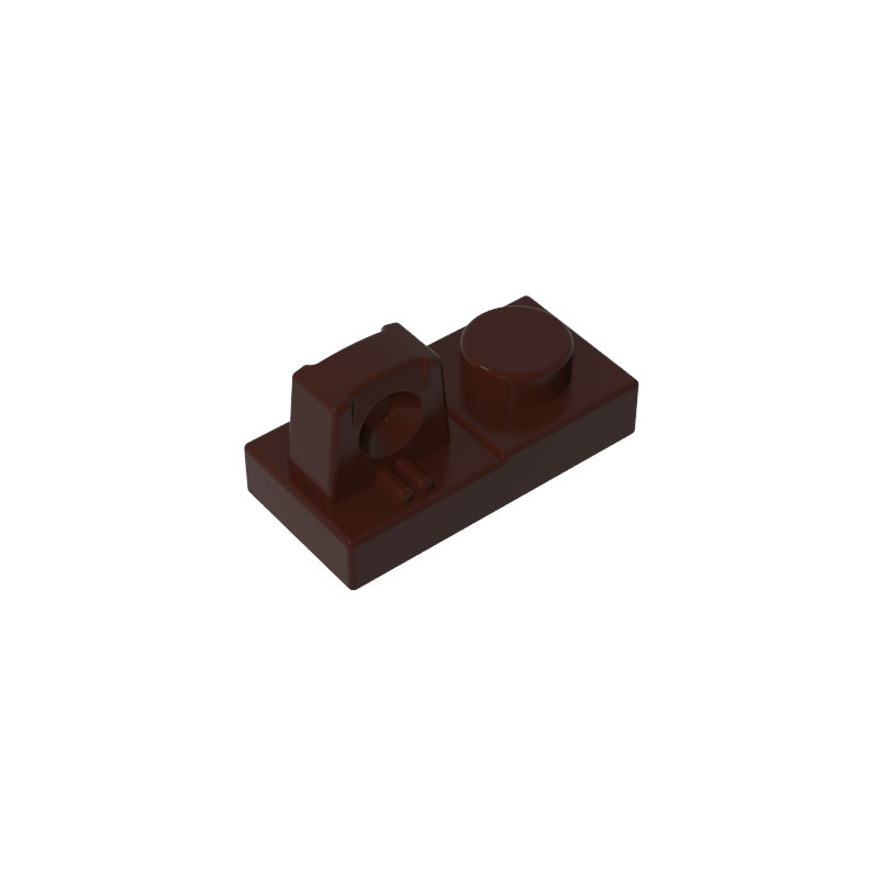 GOBRICKS GDS-824 Hinge Plate 1 x 2 Locking with 1 Finger On Top - YWOBB