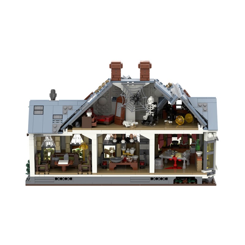 GOBRICKS MOC S1033 Maniac killer house - YWOBB