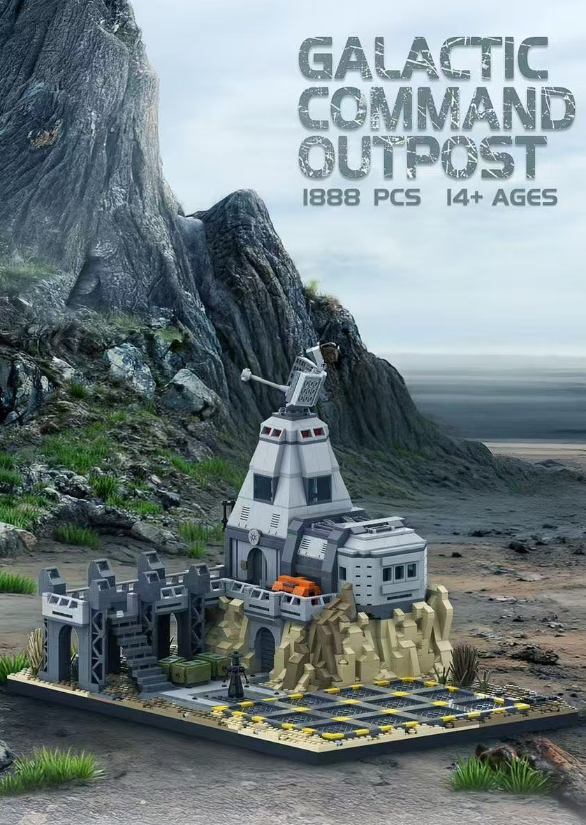 Amazing Block 90009 STAR PLAN GALACTIC COMMAND OUTPOST - YWOBB